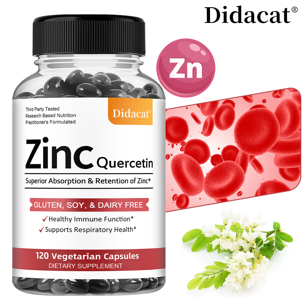Wellness Quercetin - Kapsułki wegetariańskie z kwercetyną i cynkiem,