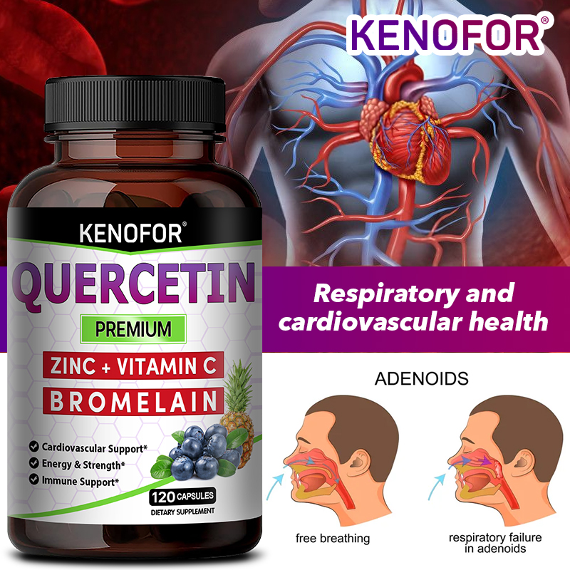 Wellness Quercetin - Kapsułki Quercetin z Bromelainą, Witaminą C,
