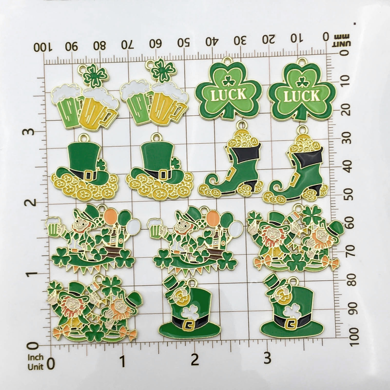 10/14 sztuk emalia zielona kon – Red Clover Flower recenzja i cena