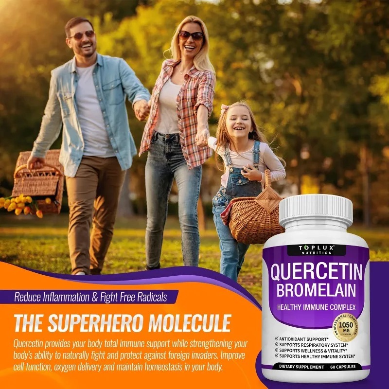 Kapsułki z kwercetyną i bromel – Wellness Quercetin recenzja i cena