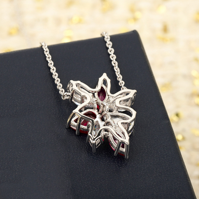 Marka czysta 925 srebro biżute – Red Clover Flower recenzja i cena