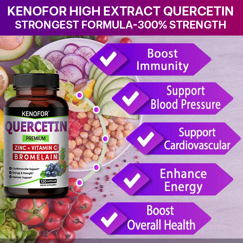 Kapsułki Quercetin z Bromelain – Wellness Quercetin recenzja i cena