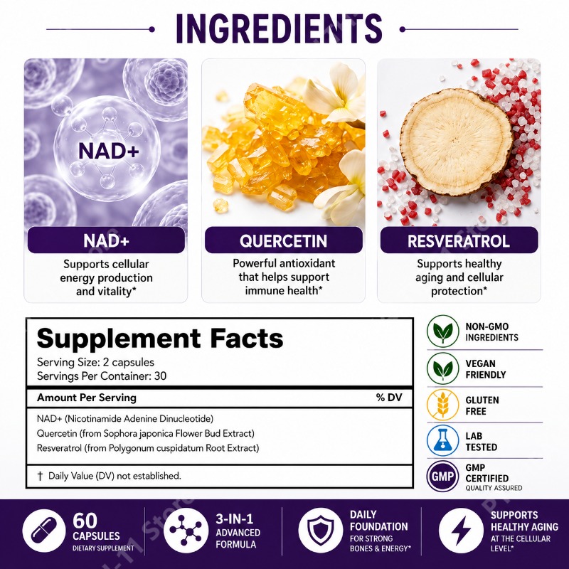 Docteat NAD+ Kapsułki z Resver – Wellness Quercetin recenzja i cena
